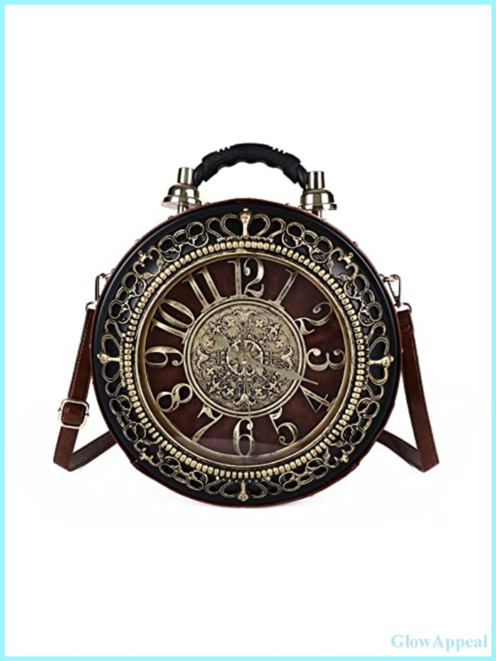 PU Leather Crossbody Purse Adjustable Detachable Strap Shoulder Bag